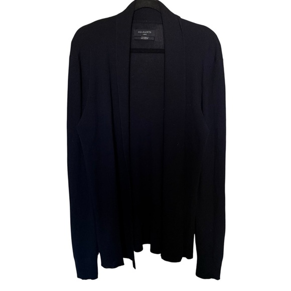 All Saints Merino Wool Cardigan Sweater - Picture 2 of 9
